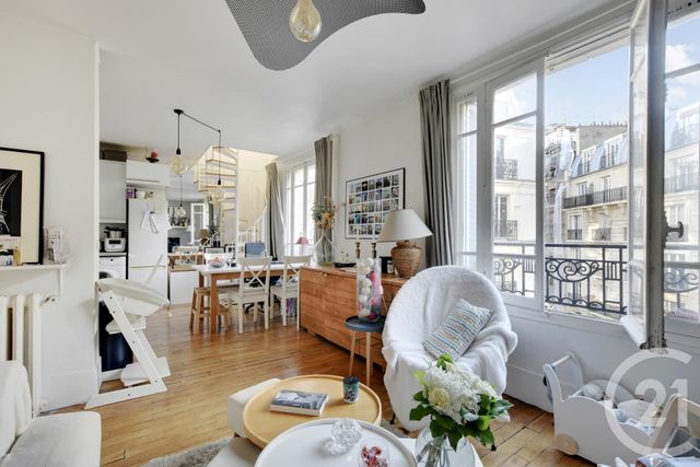 Appartement F3 à vendre - 3 pièces - 49.6 m2 - PARIS - 75015 - ILE-DE-FRANCE - Century 21 Vaugirard Convention