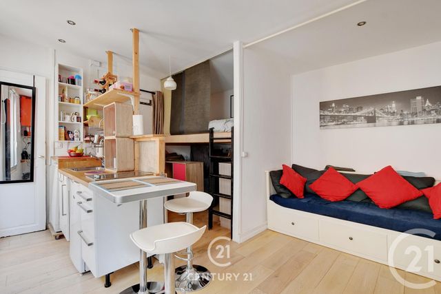 Appartement T1 à vendre - 1 pièce - 19.0 m2 - PARIS - 75020 - ILE-DE-FRANCE - Century 21 Vaugirard Convention
