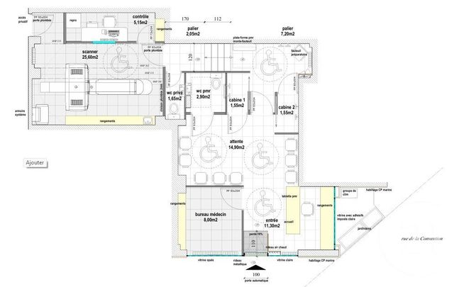 commerce à vendre - 78.48 m2 - PARIS - 75 - ILE-DE-FRANCE - Century 21 Vaugirard Convention