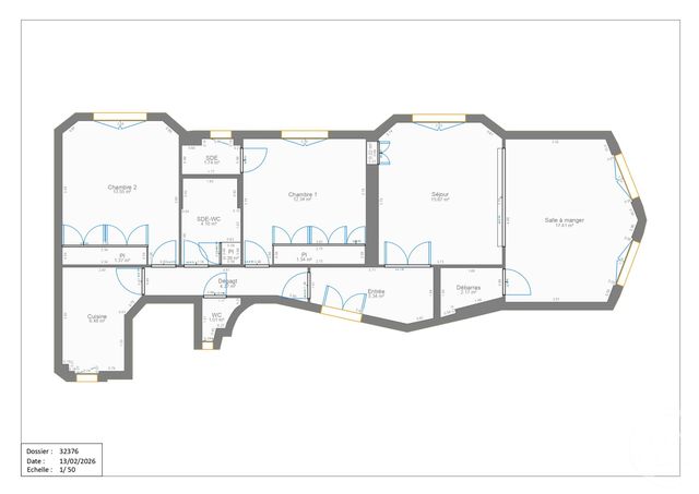 Appartement F4 à vendre - 4 pièces - 87.14 m2 - PARIS - 75015 - ILE-DE-FRANCE - Century 21 Vaugirard Convention