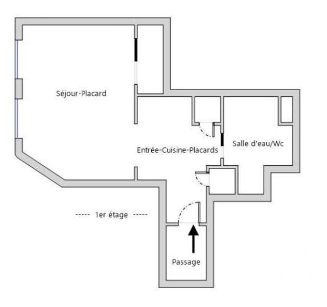 Appartement Studio à vendre - 1 pièce - 31.0 m2 - PARIS - 75015 - ILE-DE-FRANCE - Century 21 Vaugirard Convention