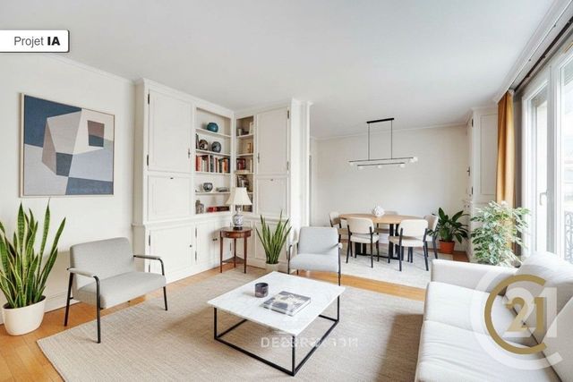 Appartement F3 à vendre - 3 pièces - 63.0 m2 - PARIS - 75015 - ILE-DE-FRANCE - Century 21 Vaugirard Convention