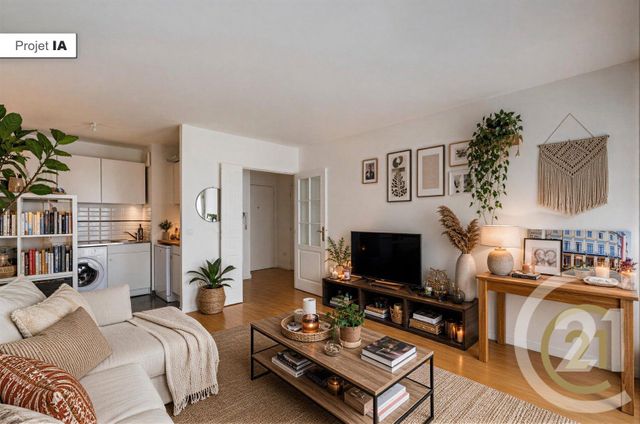 Appartement F2 à vendre - 2 pièces - 40.03 m2 - PARIS - 75018 - ILE-DE-FRANCE - Century 21 Vaugirard Convention