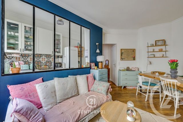 Appartement F3 à vendre - 3 pièces - 51.09 m2 - PARIS - 75015 - ILE-DE-FRANCE - Century 21 Vaugirard Convention