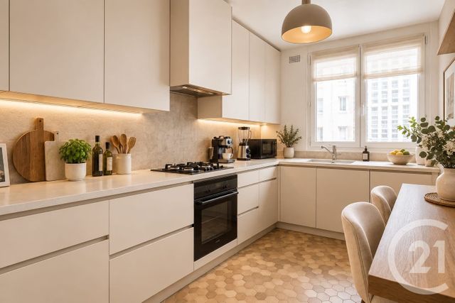 Appartement F4 à vendre - 4 pièces - 68.31 m2 - PARIS - 75015 - ILE-DE-FRANCE - Century 21 Vaugirard Convention