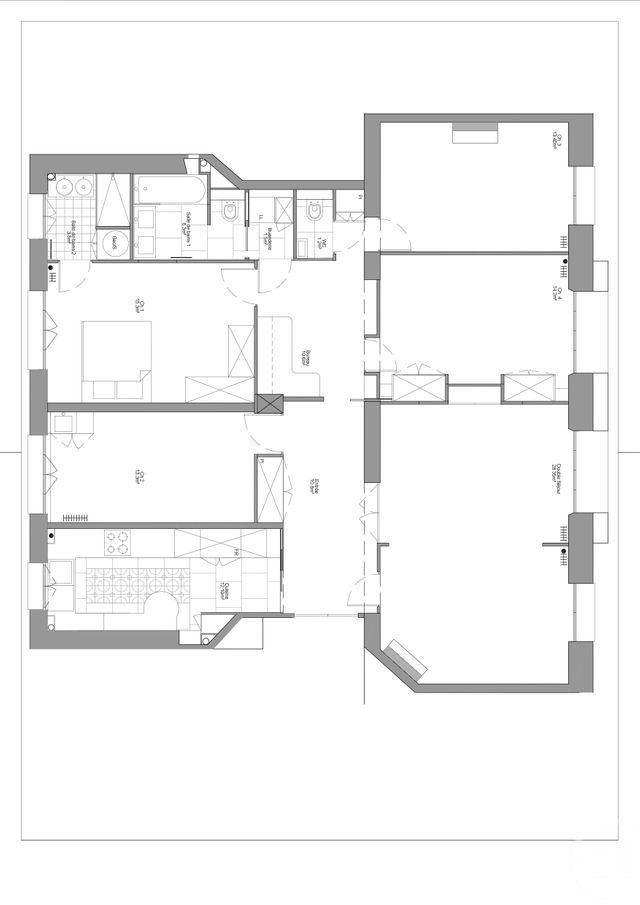 Appartement F6 à vendre - 6 pièces - 139.51 m2 - PARIS - 75014 - ILE-DE-FRANCE - Century 21 Vaugirard Convention